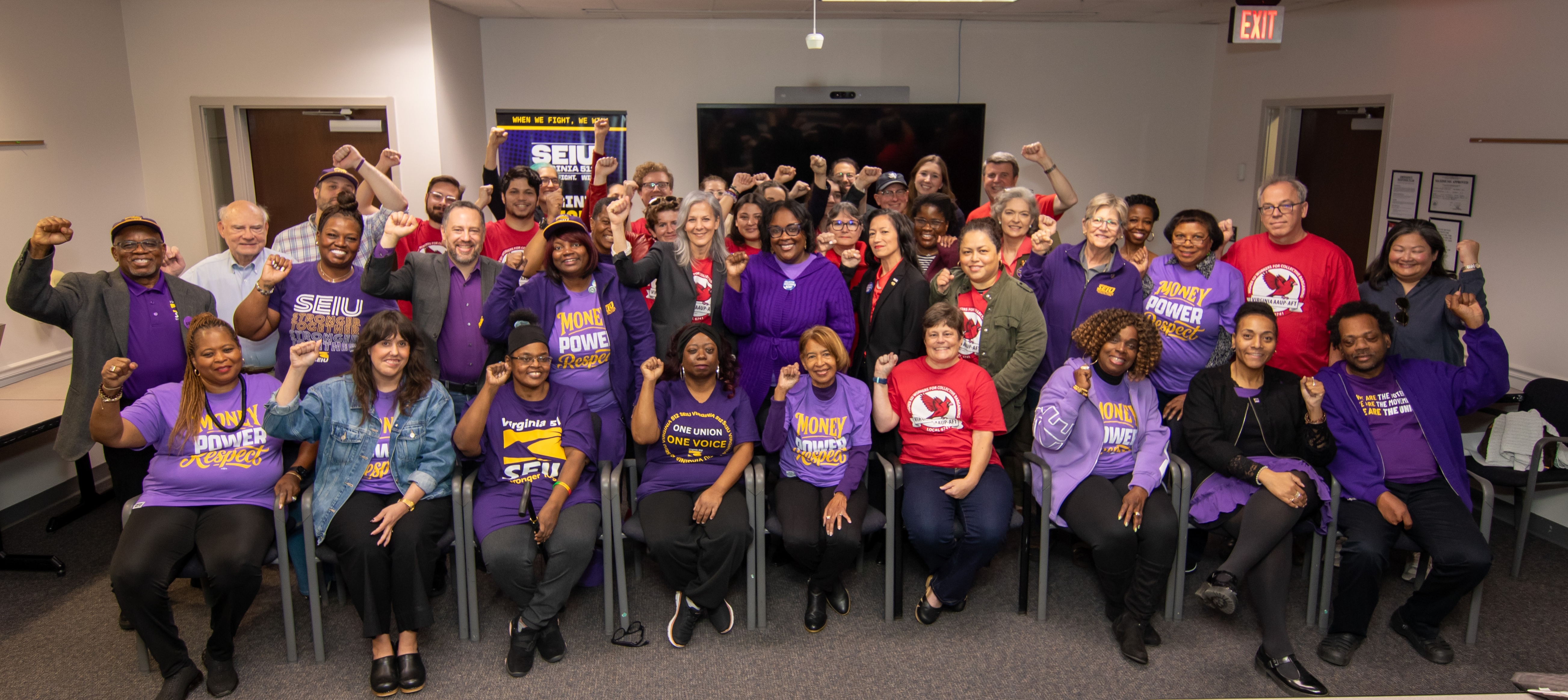 SEIU Virginia 512 and Union Partners Unite in Fairfax for Third Statewide Collective Bargaining Town Hall