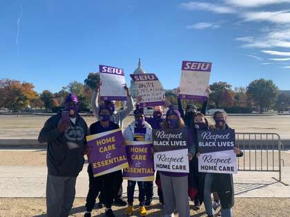 The workers caring for your sick and elderly relatives are demanding Congress pass Democrats' plan that would up wages for 1 million of them